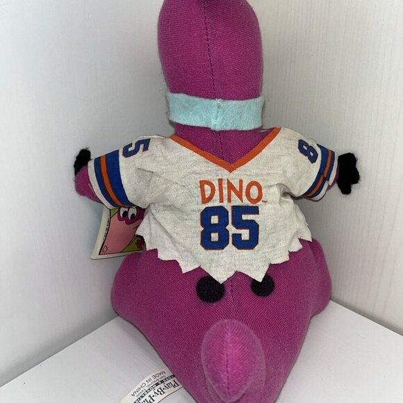 Vtge The Flintstones DINO Denver Broncos Plush Team NFL 1994 Hanna Barbera w/tag - Picture 10 of 14